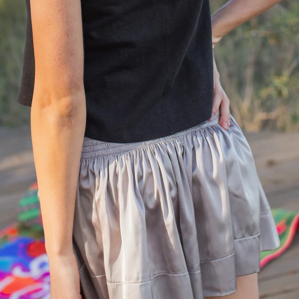 Natural Life Silver Skort